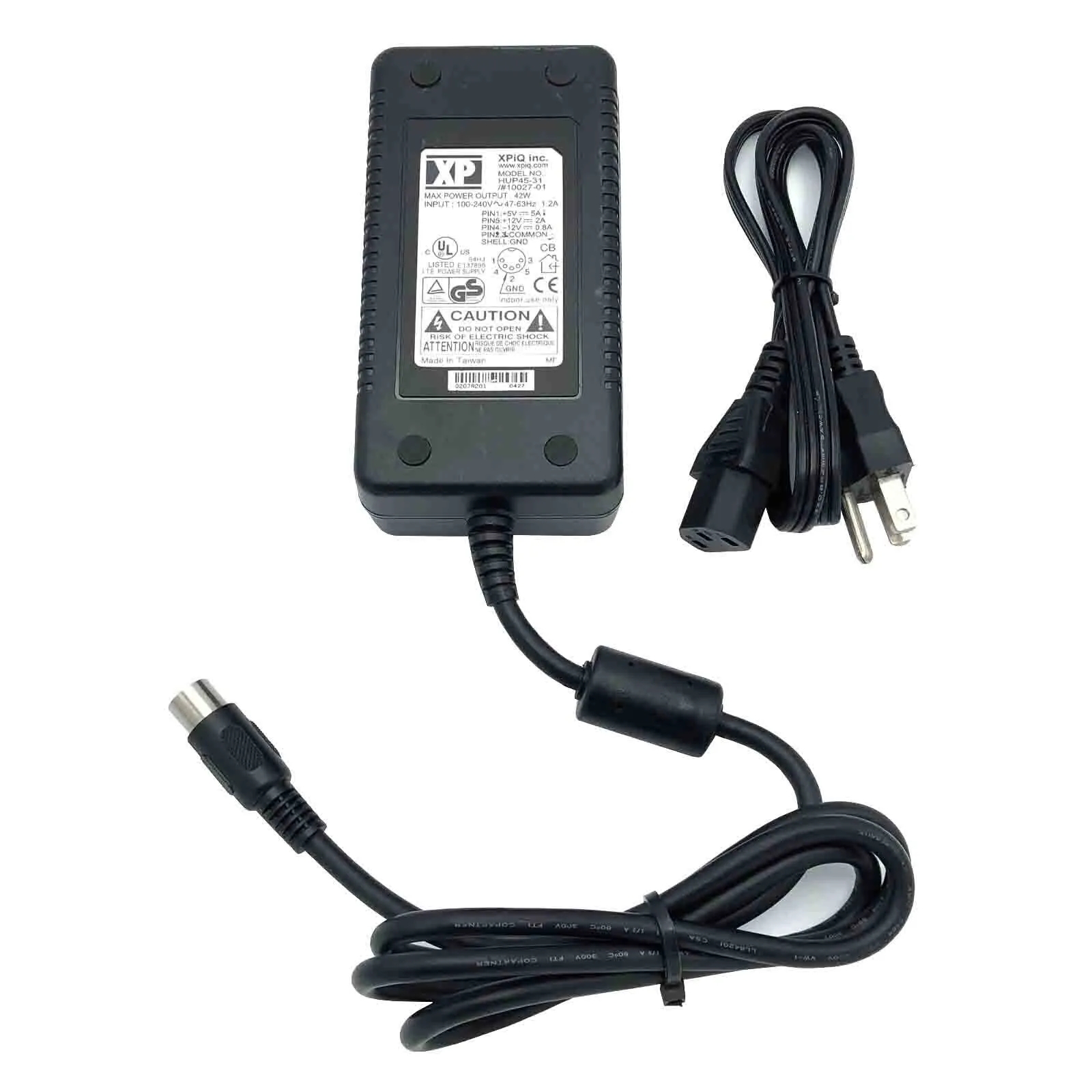 *Brand NEW*Genuine XP Power HUP45-31 5-12V 5-2A 42W AC Adapter Power Supply 5Pin